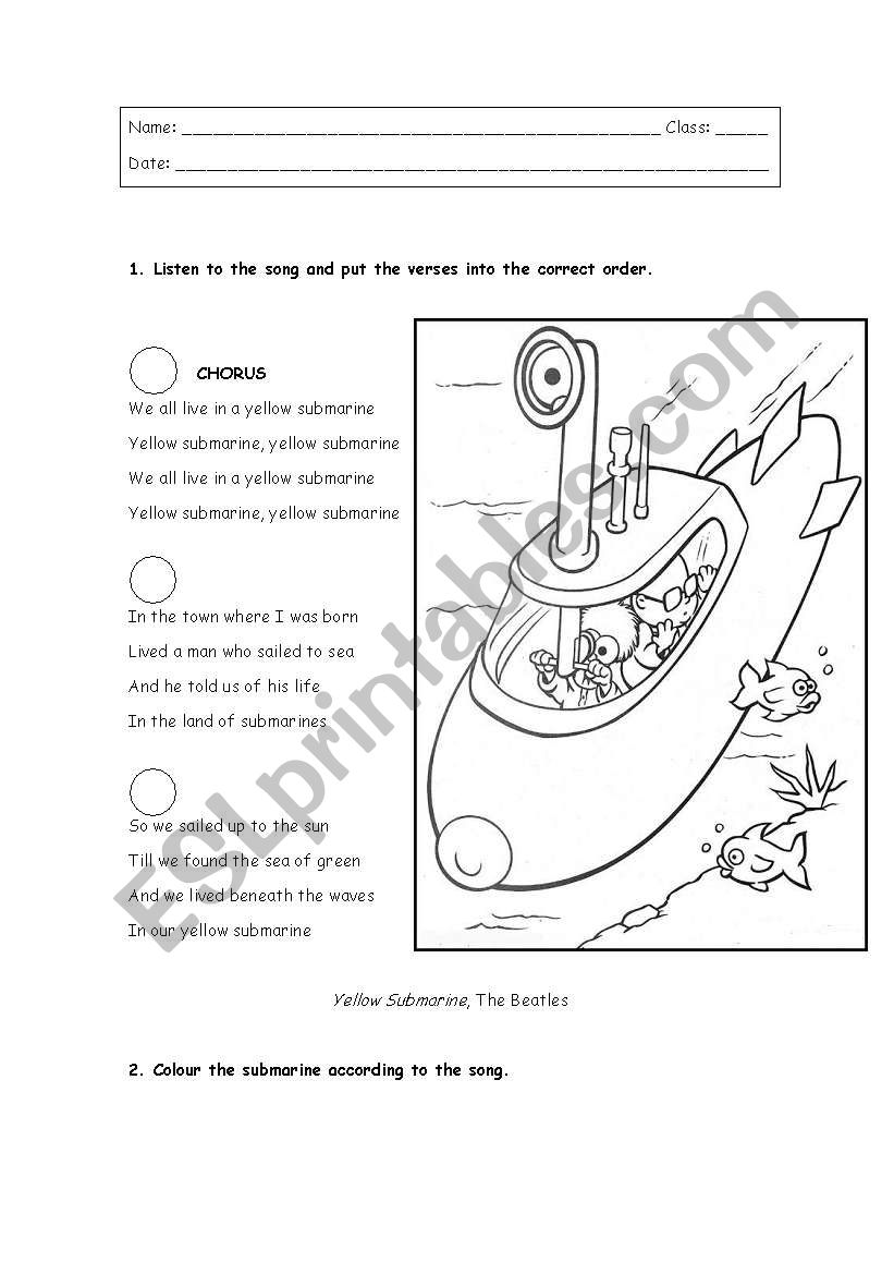 Yellow Submarine - The Beatles