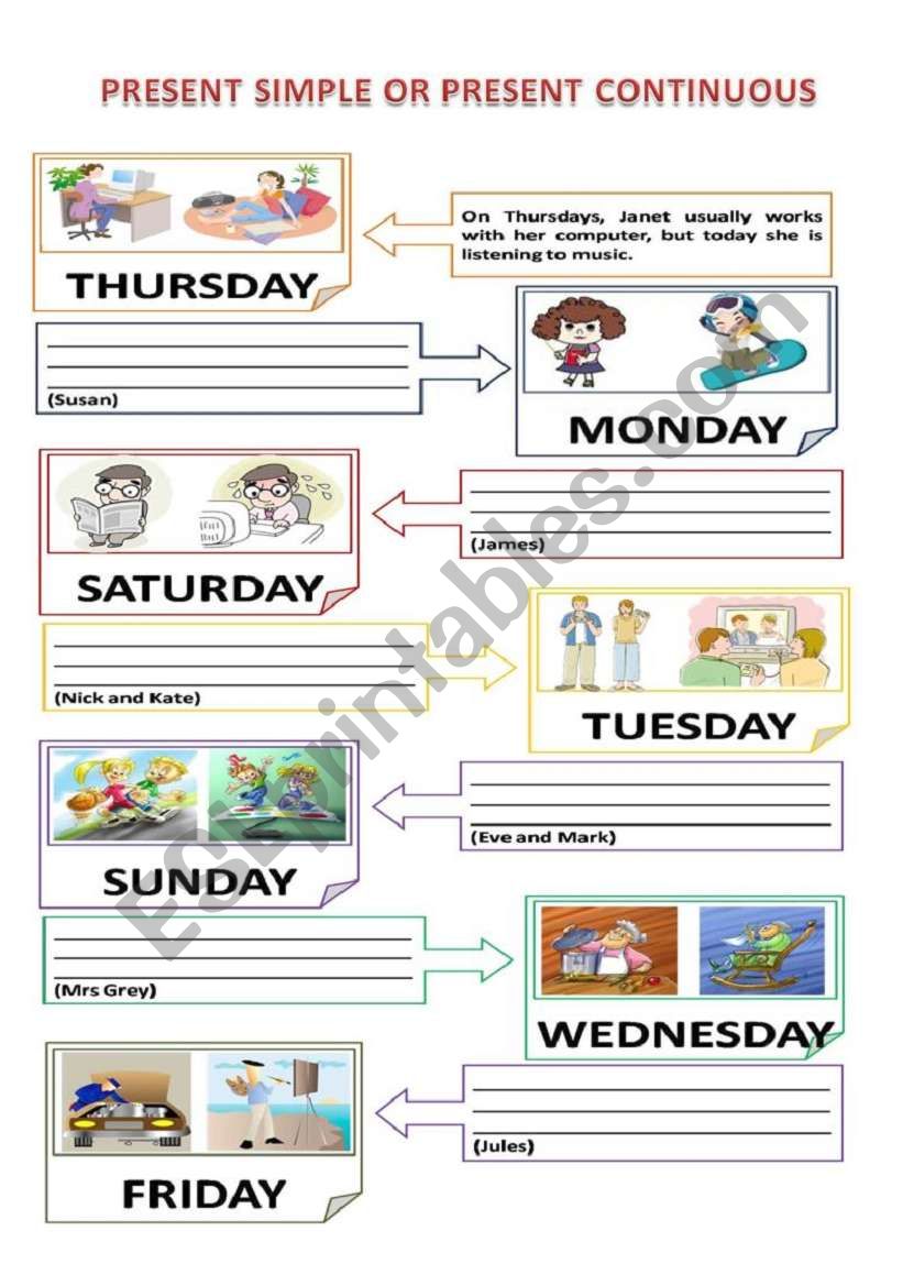 PRESENT SIMPLE OR PRESENT CONTINUOUS?