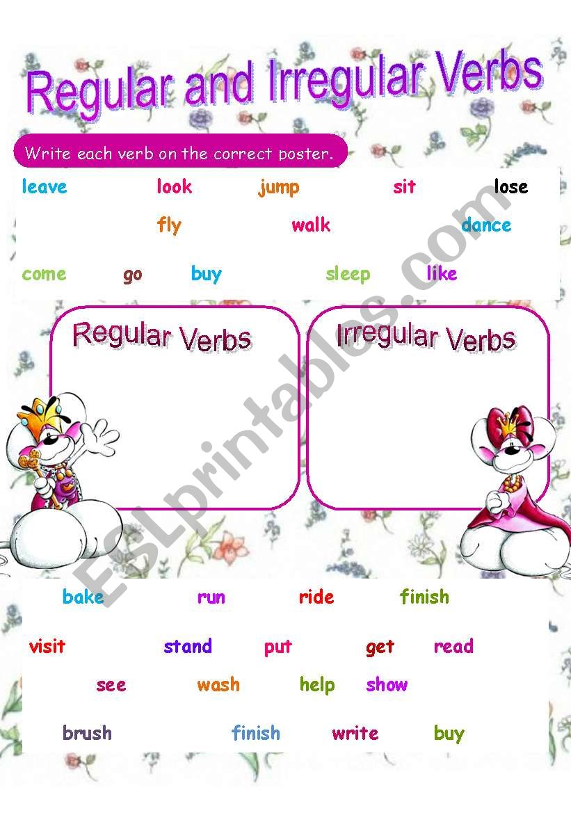 Regular and Irregular Verbs Review