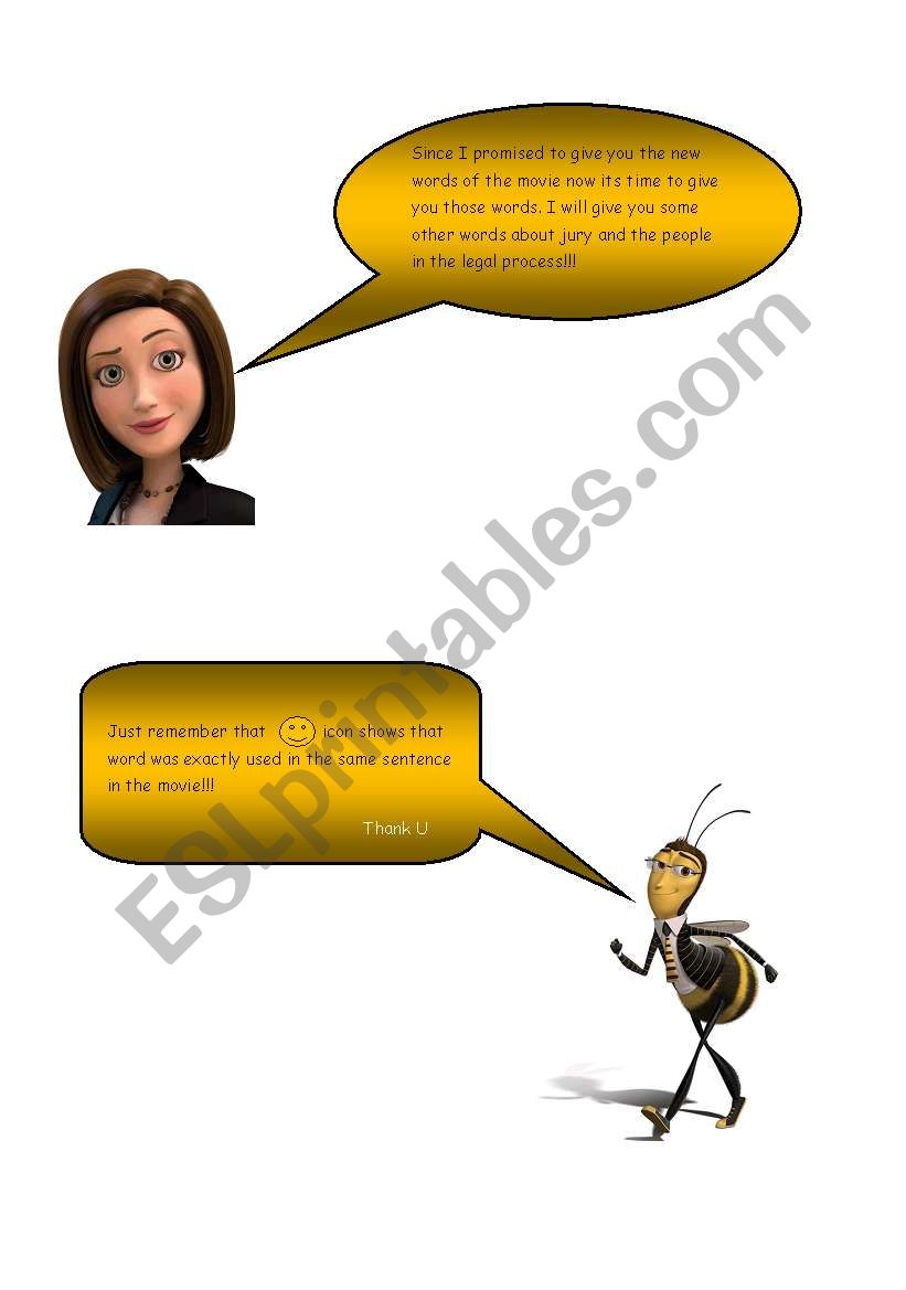 Bee Movie (2) (new words of the movie)