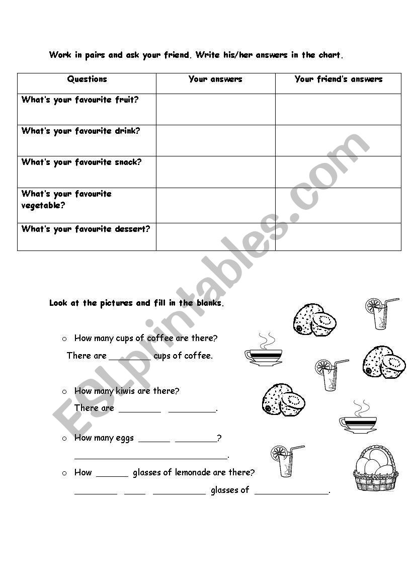 healthy unhealthy foods worksheet