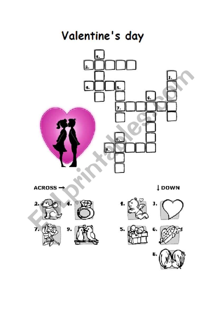 Valentines Day worksheet