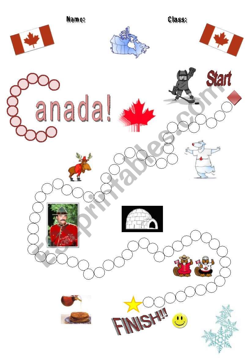 Canada point/hanko sheet worksheet