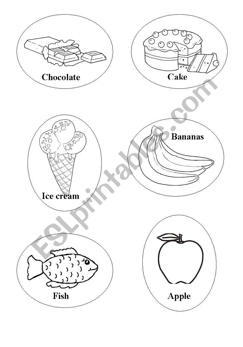 Food mobile worksheet