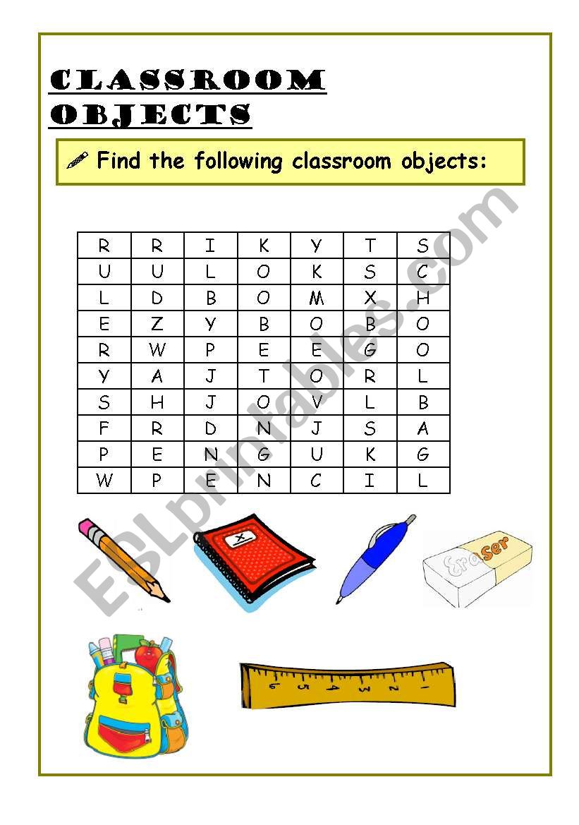 Where are the classroom objects?