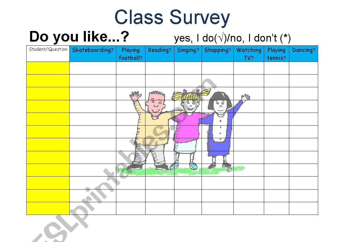 Likes and Dislikes survey_ part 2