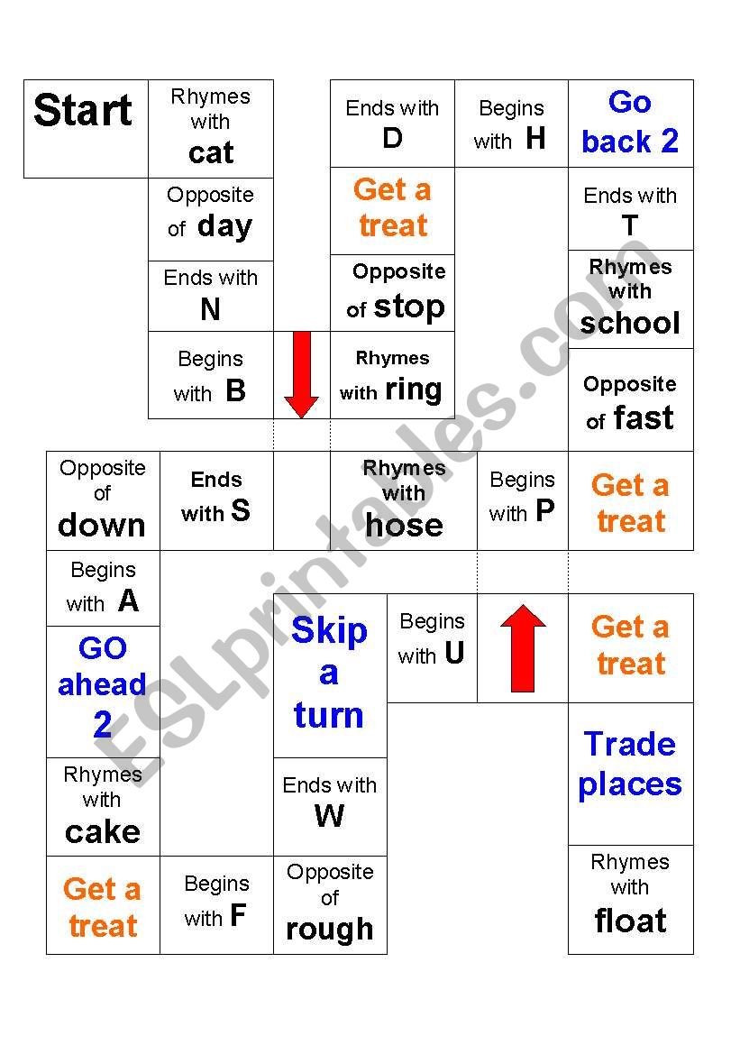 2 page A3 size word game worksheet