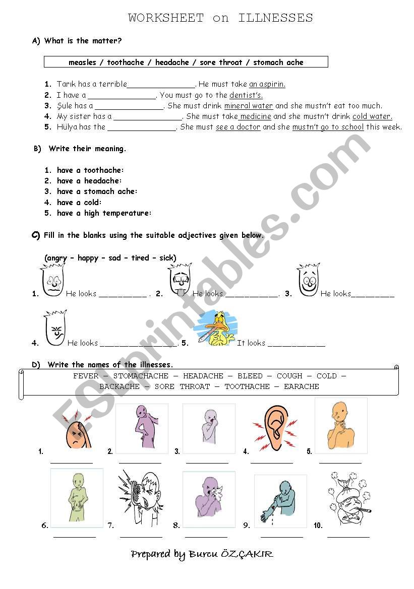 WHAT IS THE MATTER? worksheet