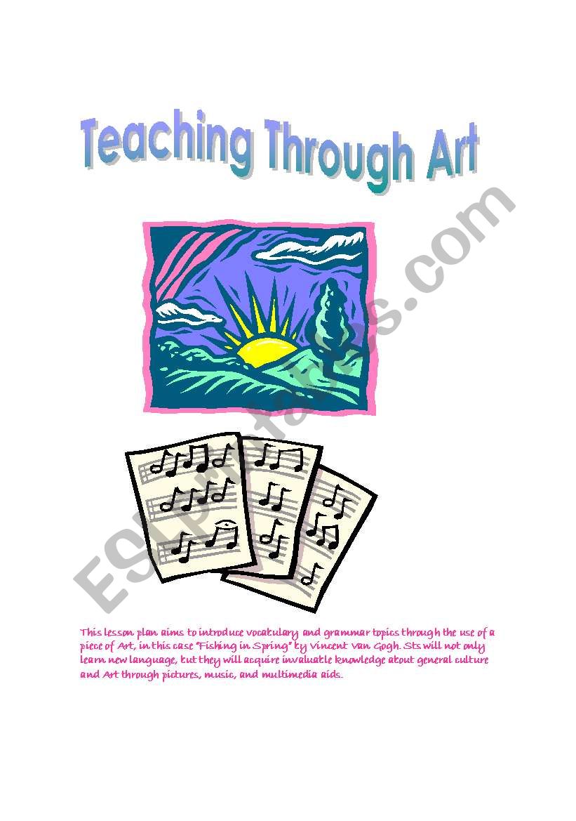 PROJECT: TEACHING THROUGH ART worksheet