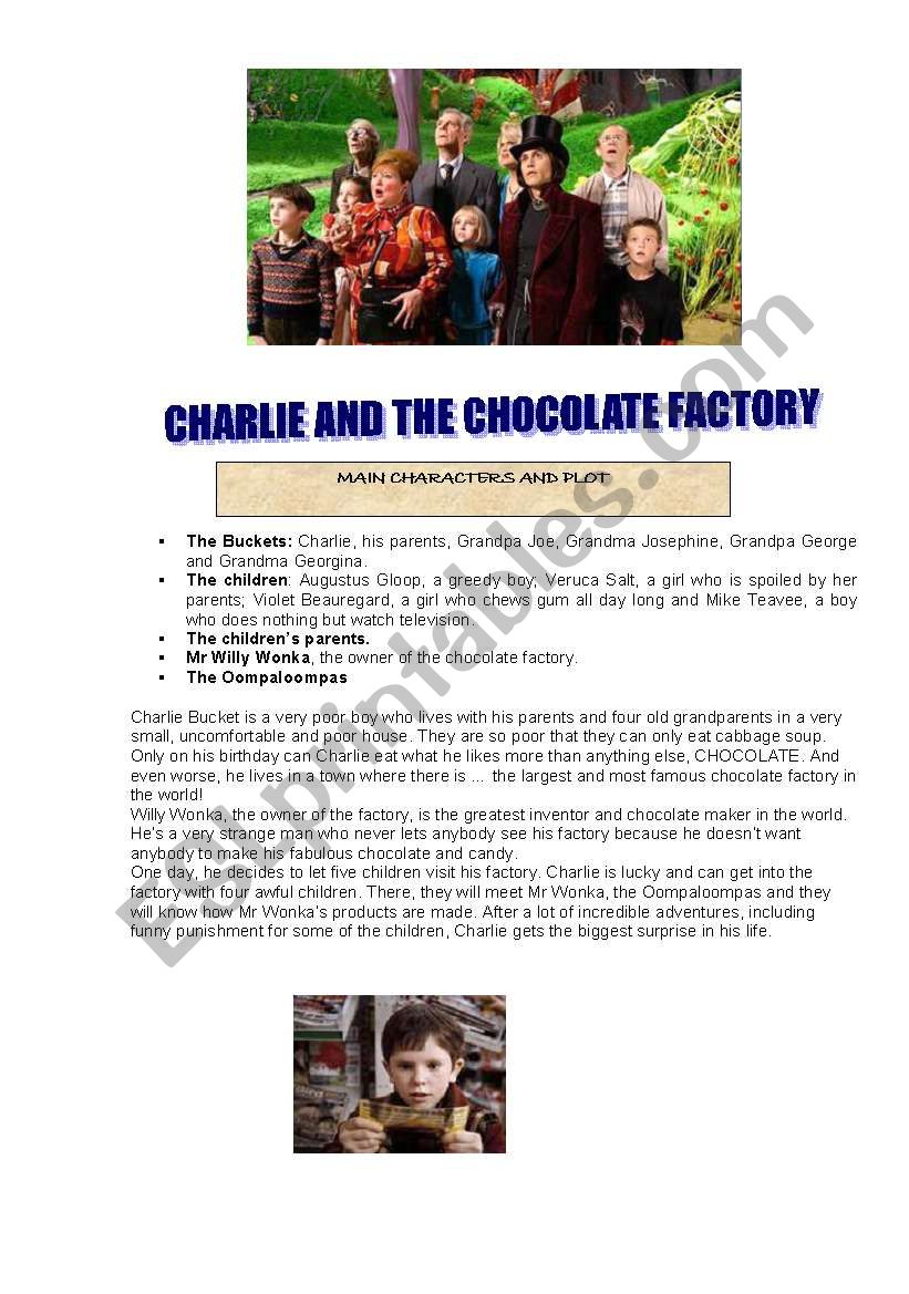 FILM: CHARLIE AND THE CHOCOLATE FACTORY