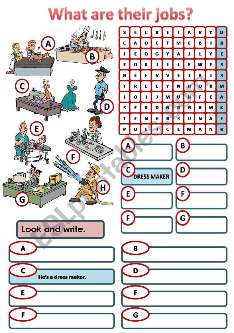 JOBS worksheet