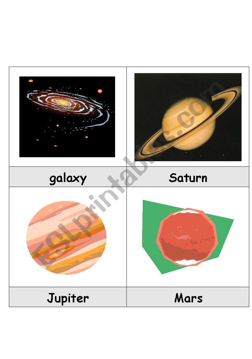 Space And The Universe Cards 17-20 of 20