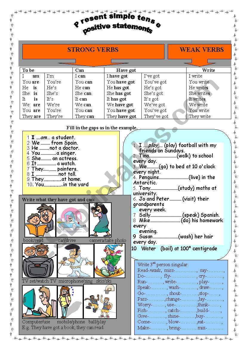 Present Simple worksheet