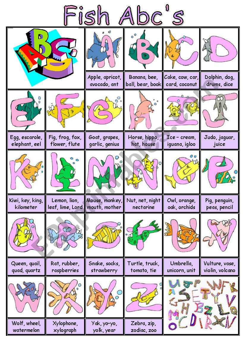 ALPHABET  worksheet