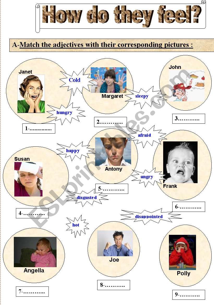 Feelings worksheet