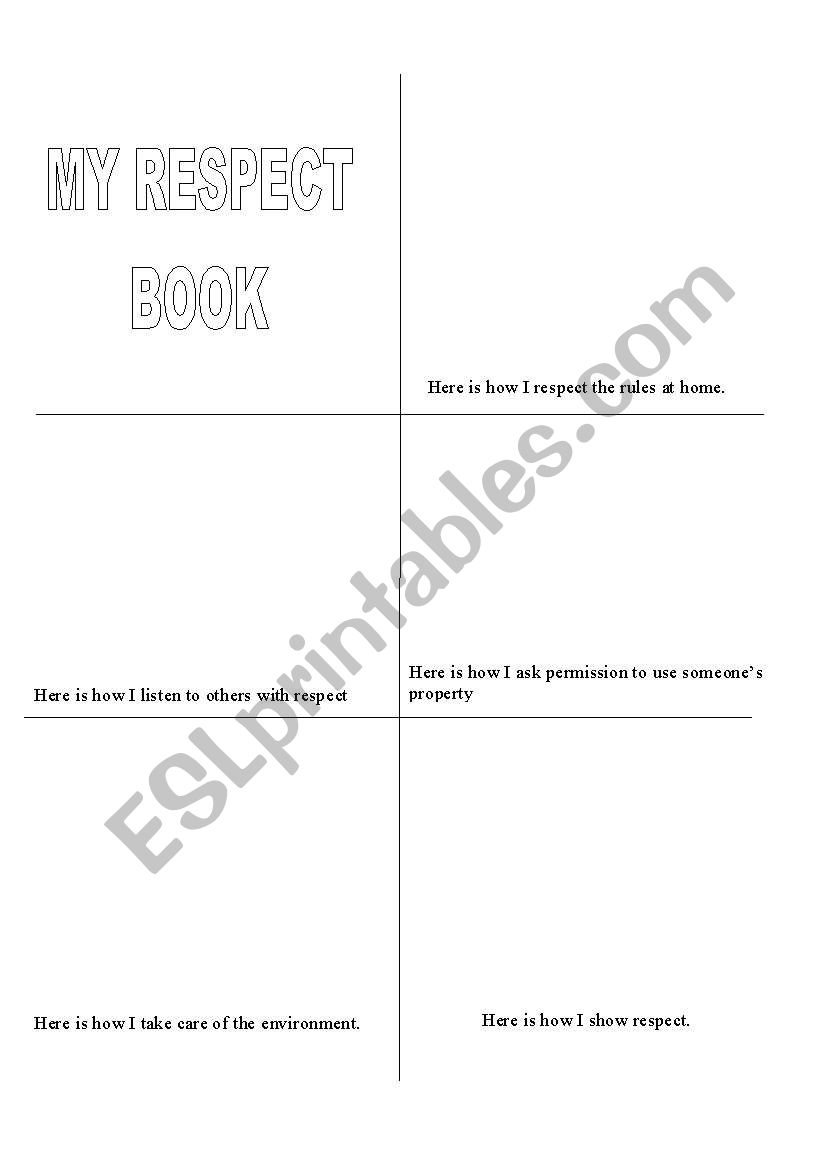 Respect worksheet