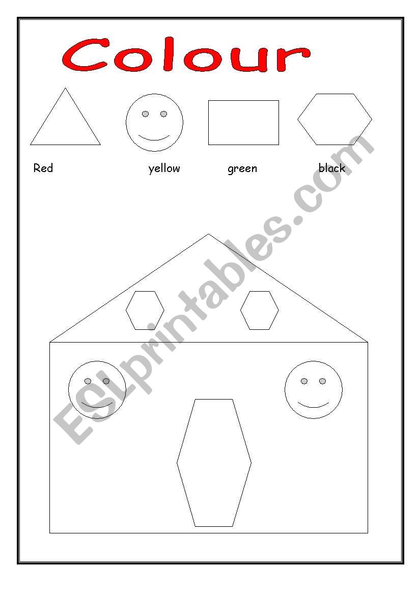 colour the picture worksheet
