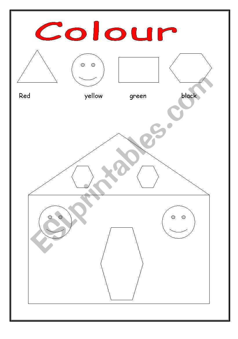 colour the picture worksheet