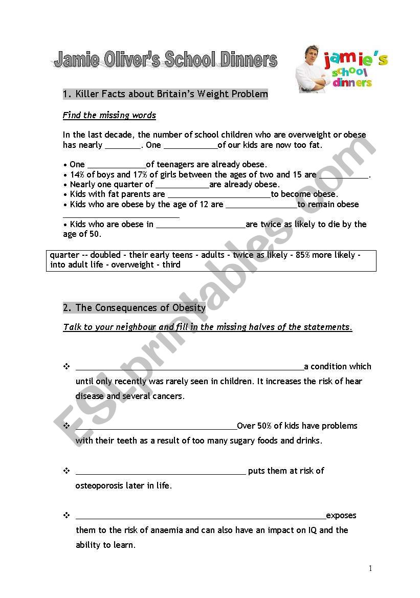 Jamie Olivers School dinners 2/2