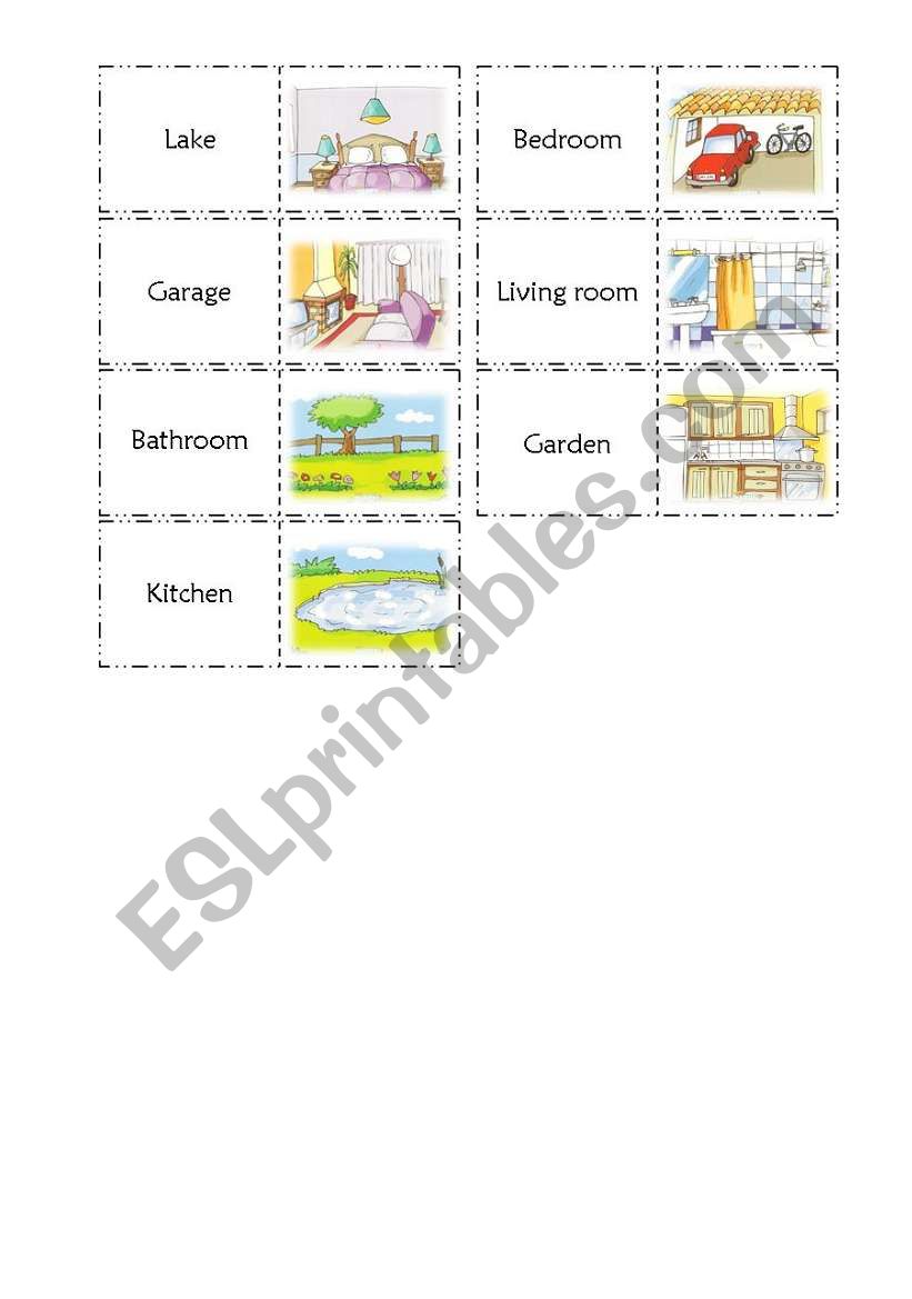 House domino worksheet