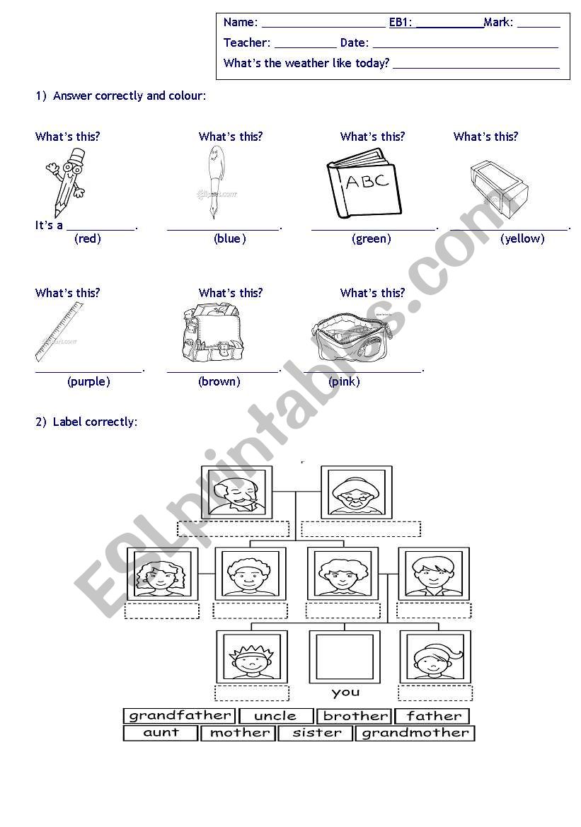 worksheet worksheet