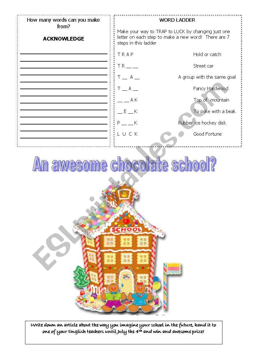 General English Activities worksheet