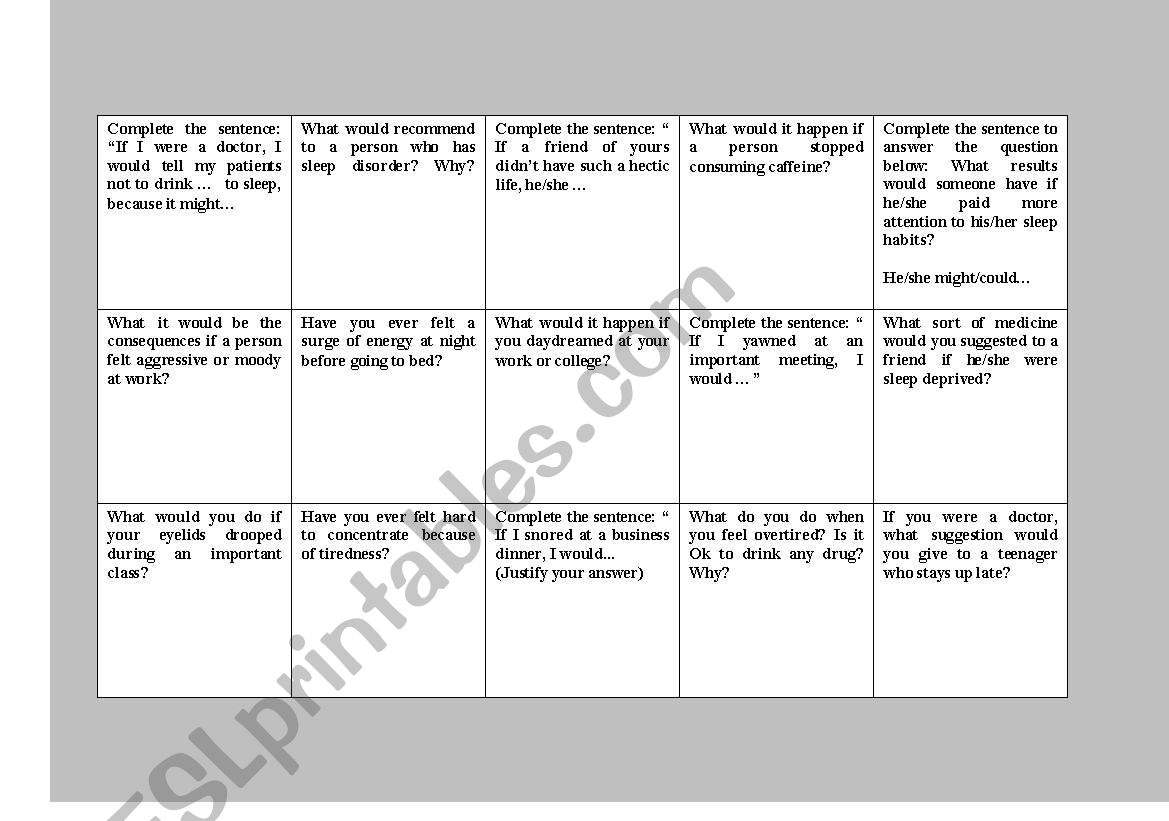 snooping around worksheet