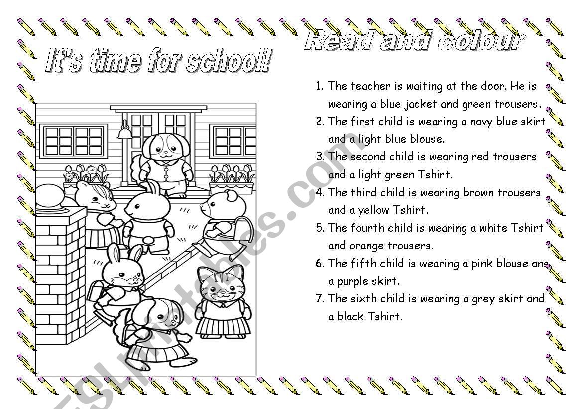 Ordinal numbers worksheet