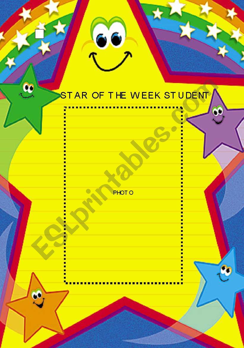 star student poster