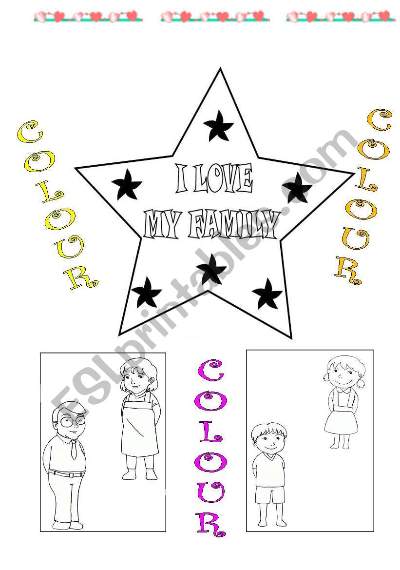 My family worksheet