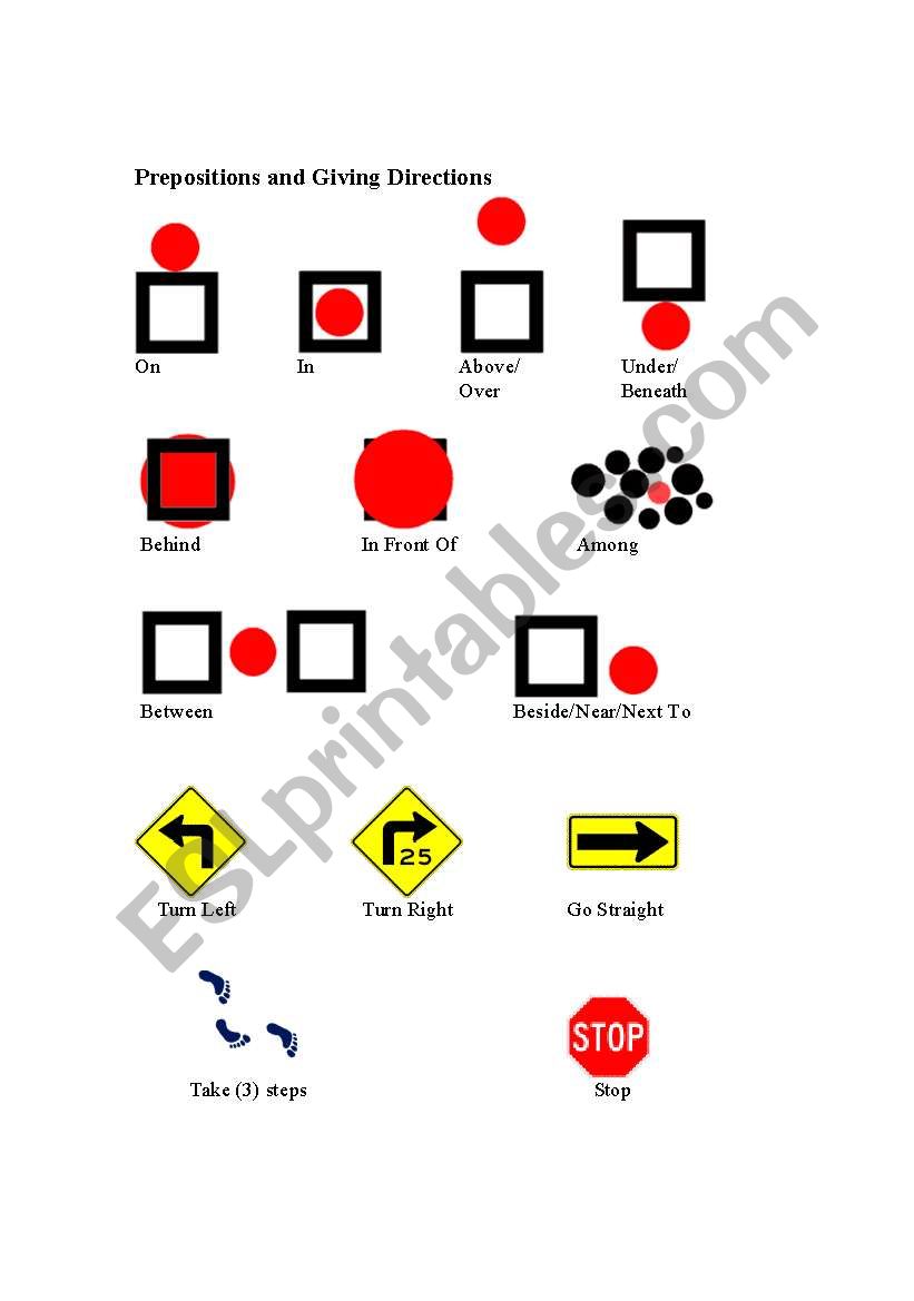 Prepositions and Giving Directions