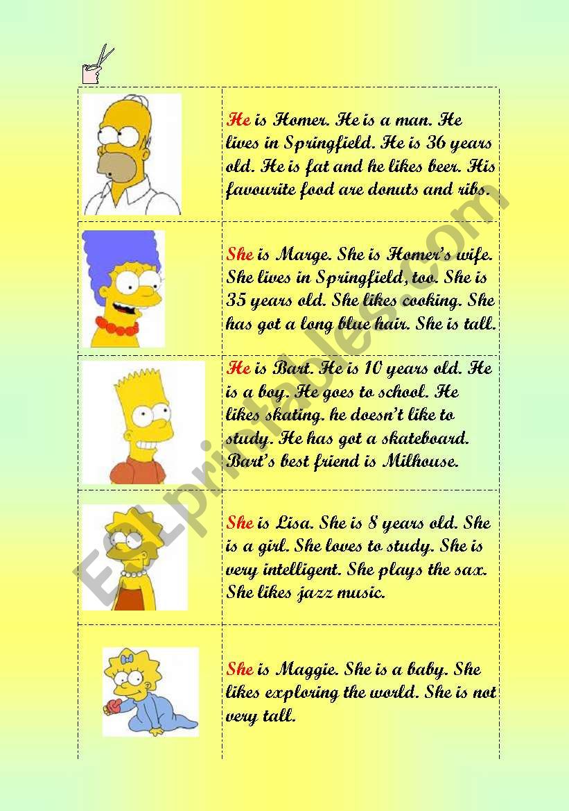 Introducing...The Simpsons Family