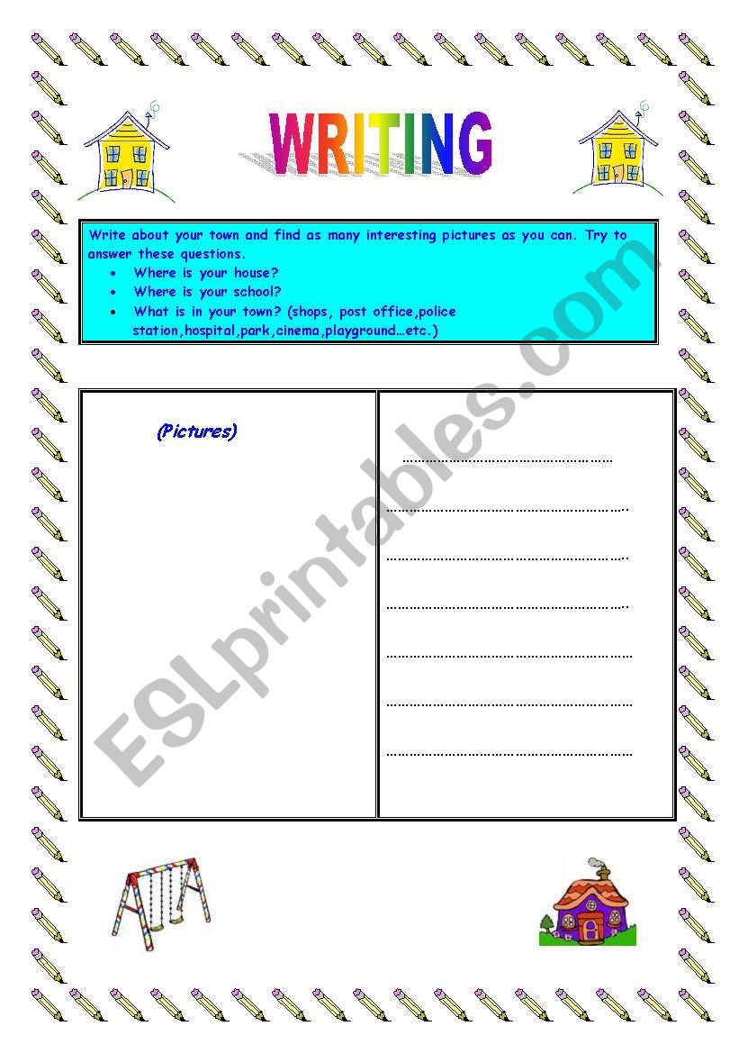 Writing Sheet worksheet