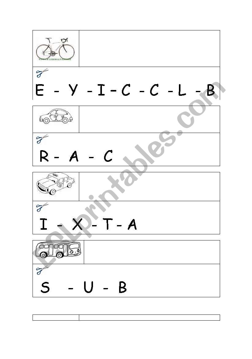 alphabet worksheet