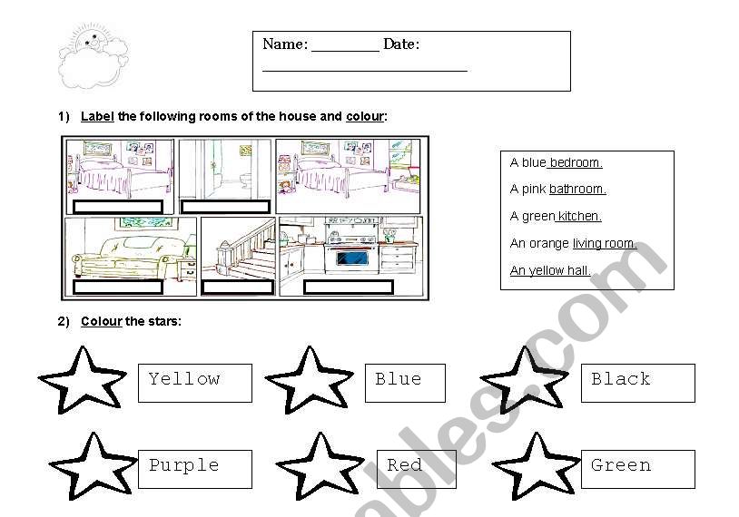 English test worksheet