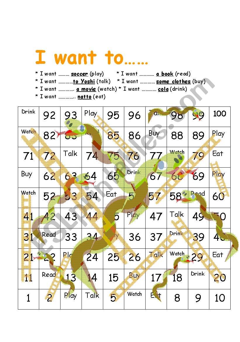 English worksheets: Infinitive