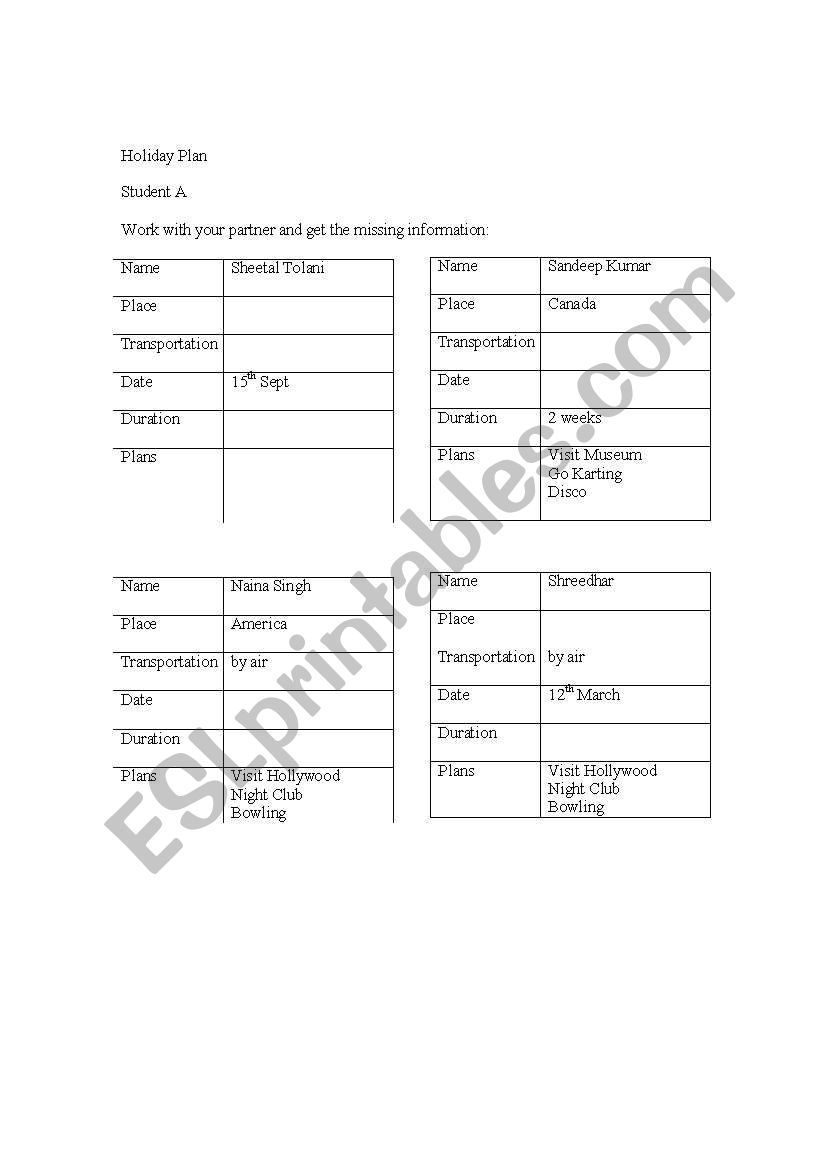 Find The difference worksheet