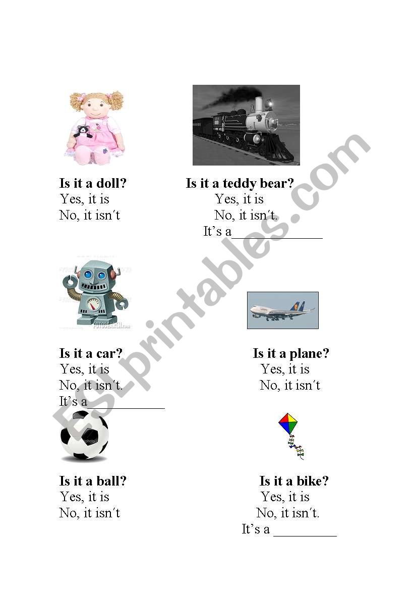 Is it a....? worksheet