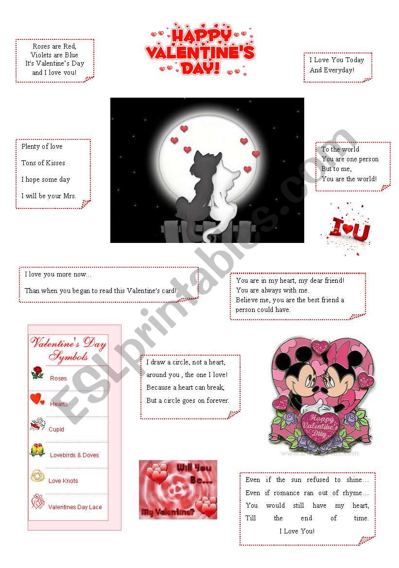 Valentines Day... worksheet