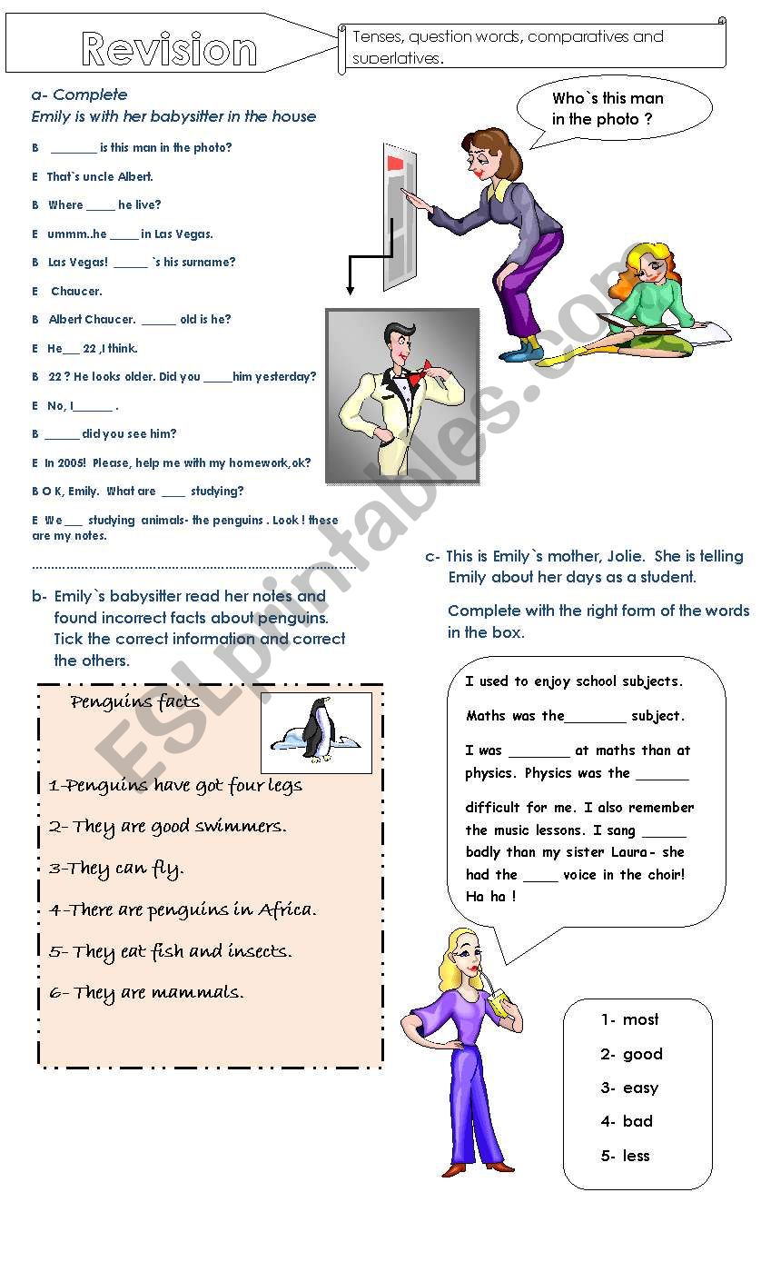 revision -intermediate use of lang