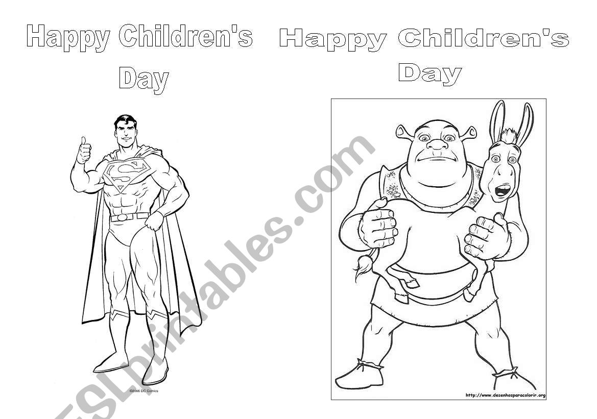 Childrens day worksheet