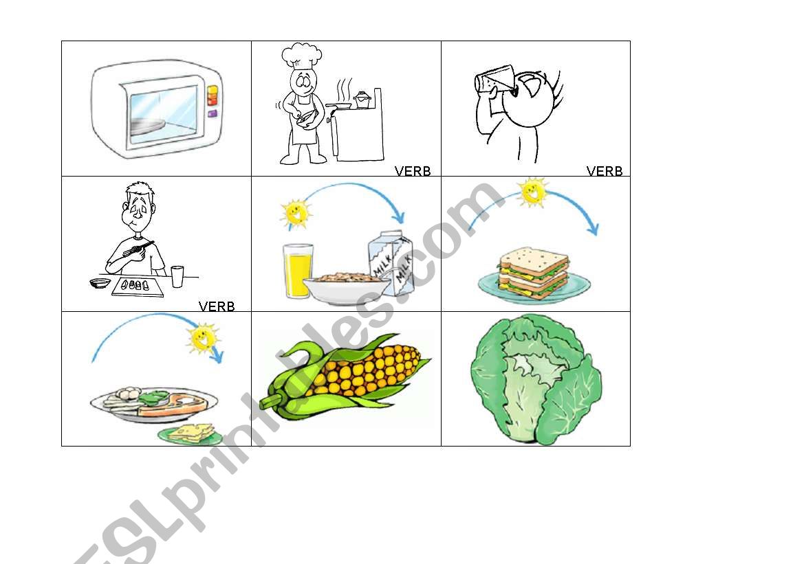 Food flashcards (7/7) worksheet