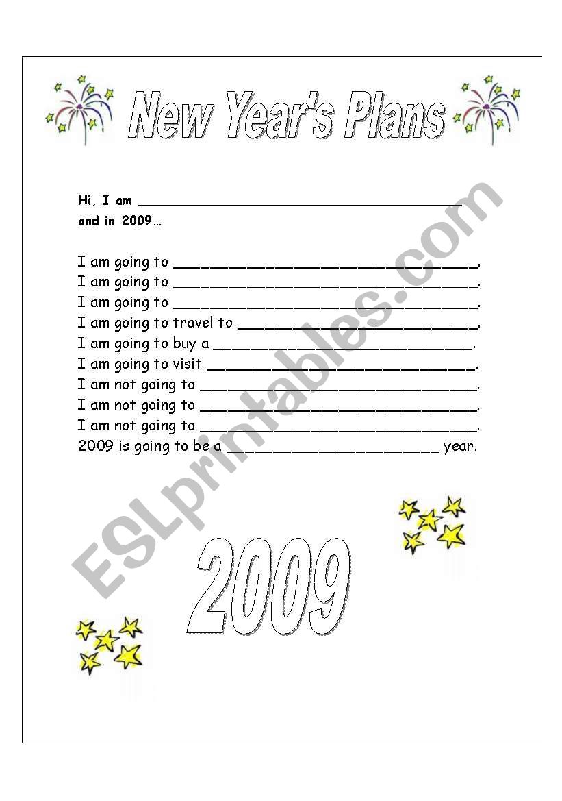 Plans for 2009 worksheet