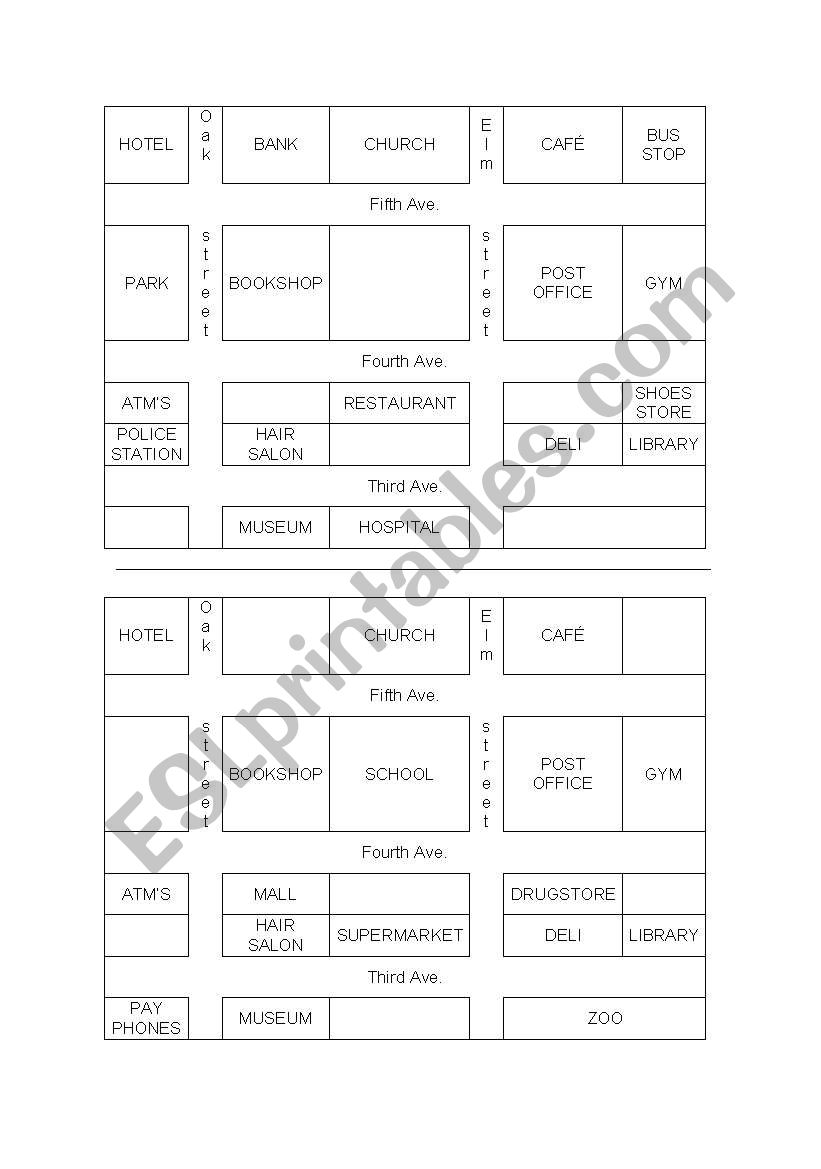 directions worksheet