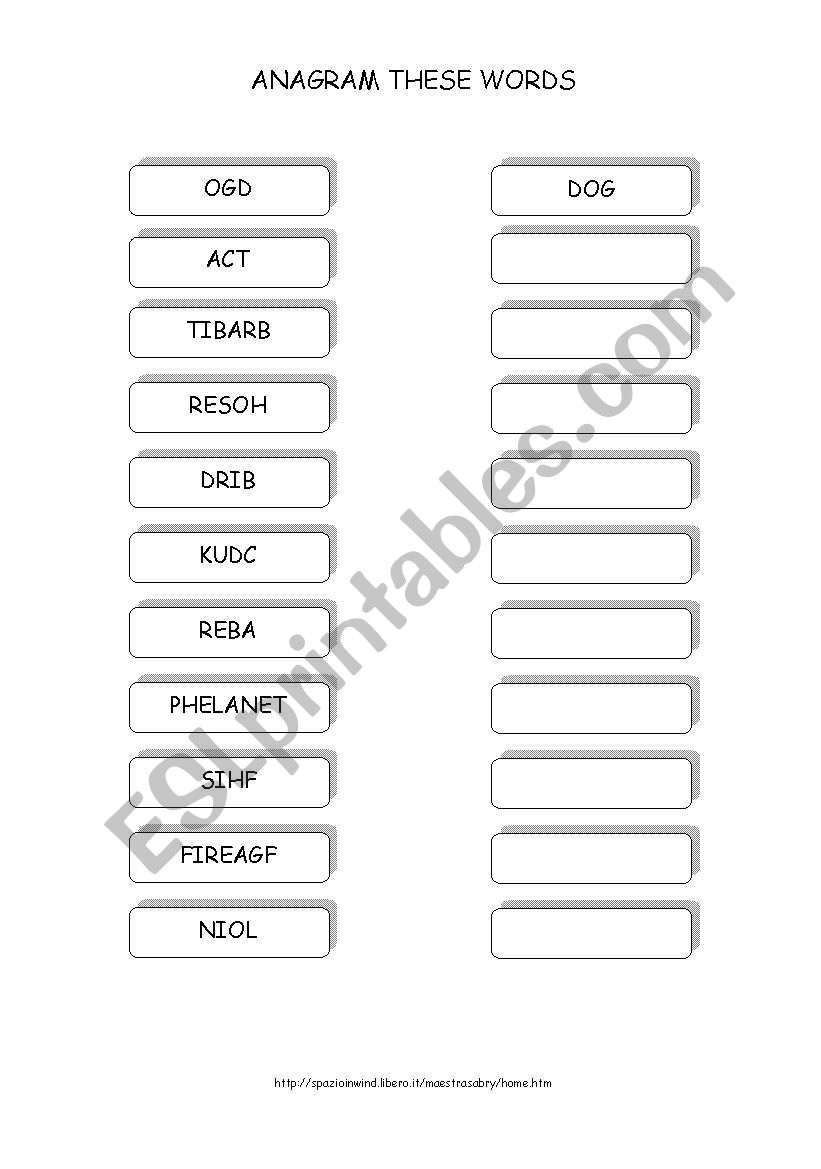 colori worksheet
