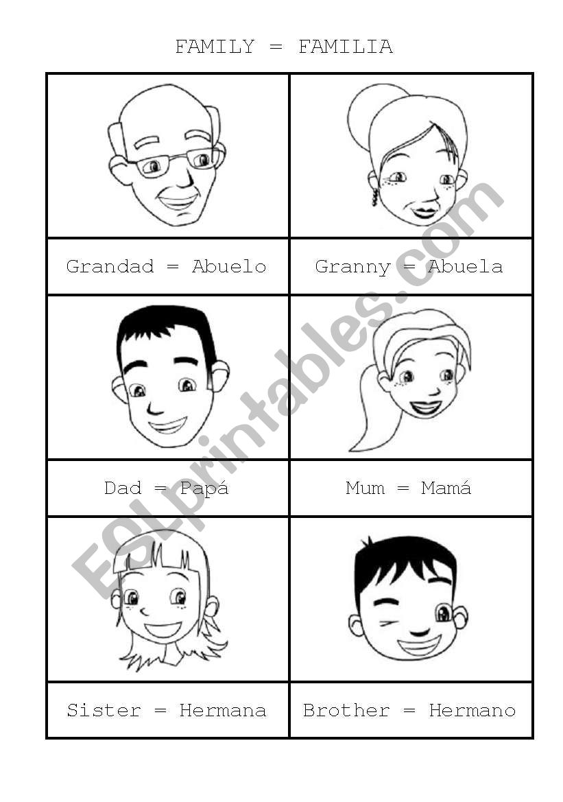 Family worksheet