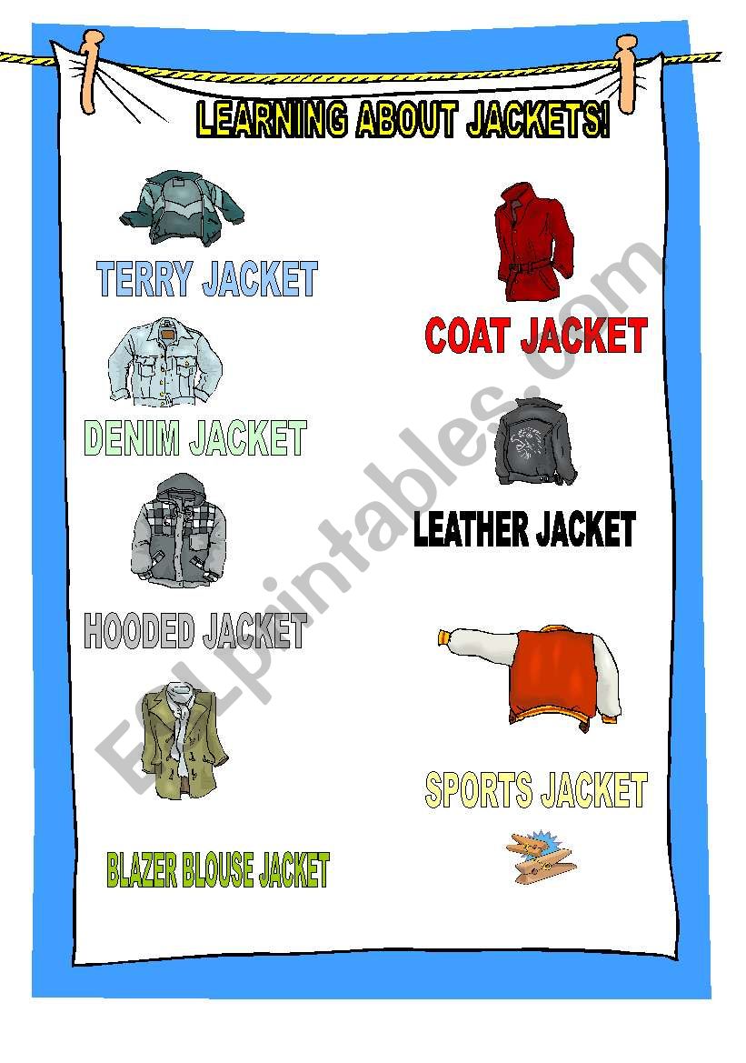 learning about clothes worksheet