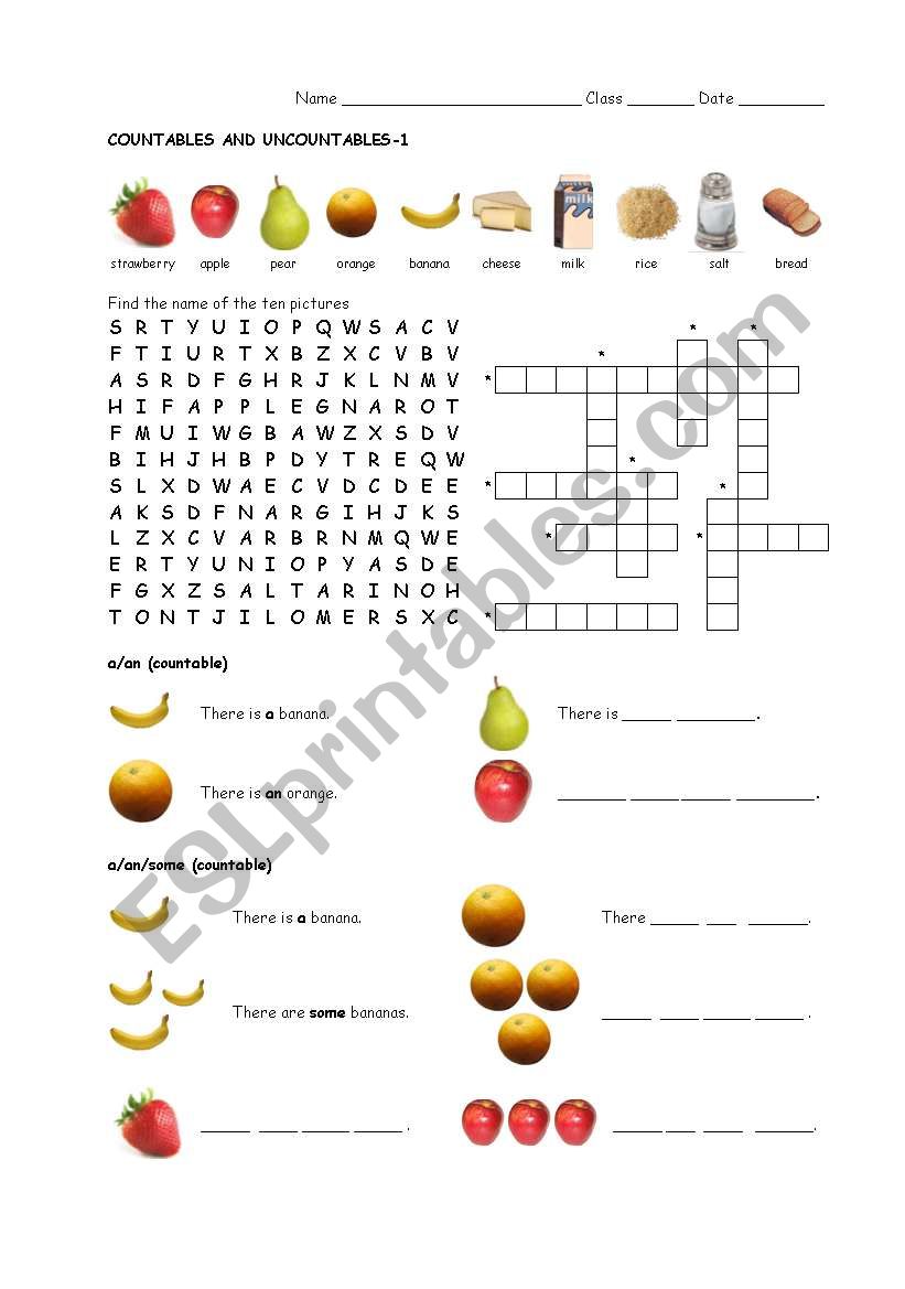 some/any-1 worksheet