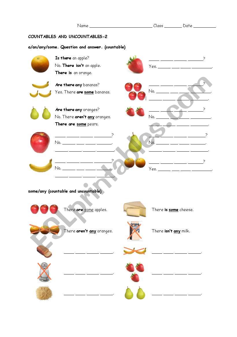 any/some-2 worksheet