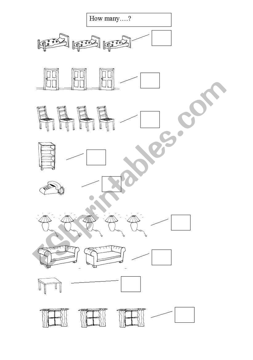 How many...? worksheet